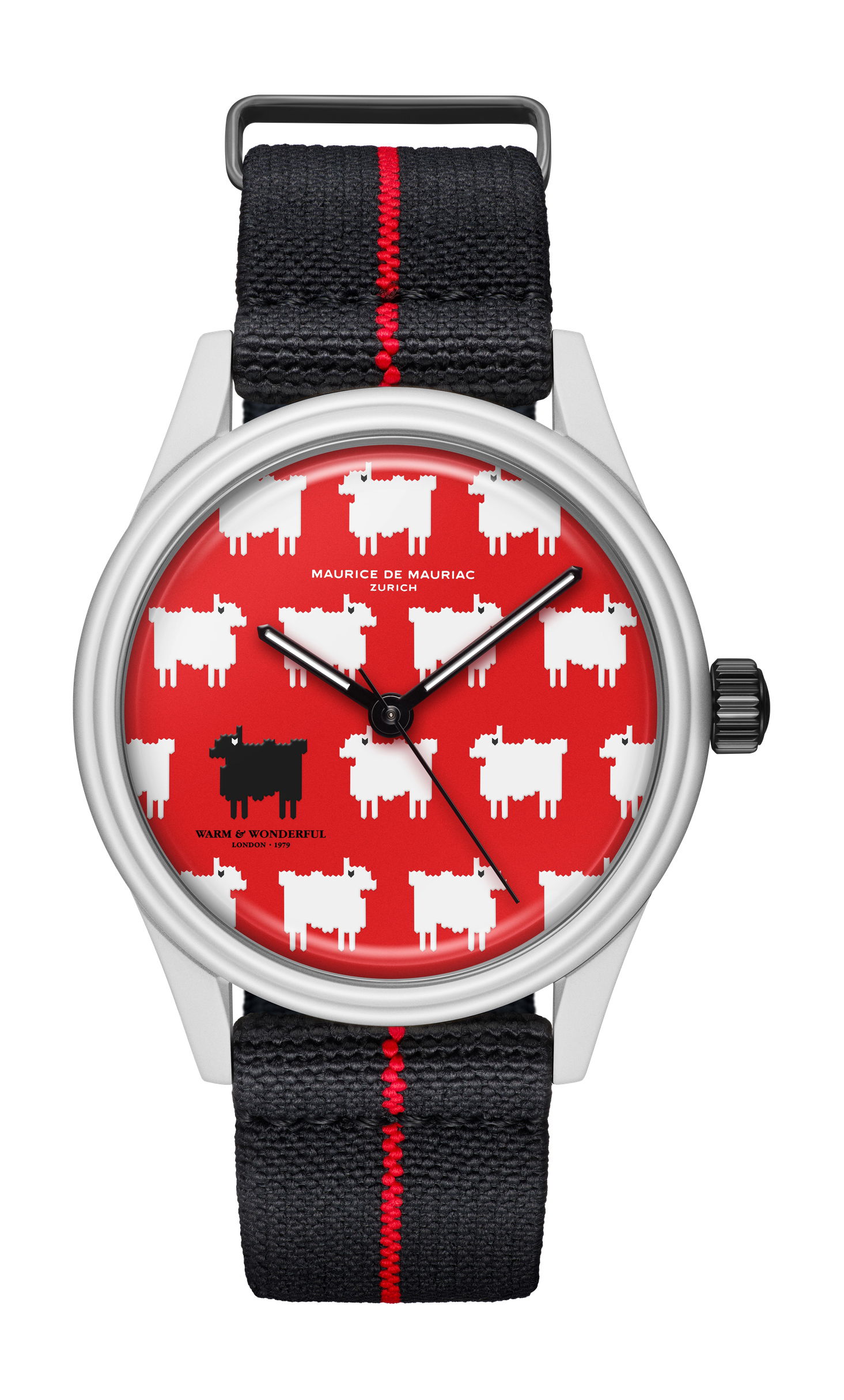 Maurice de Mauriac Warm & Wonderful “Black Sheep” watch