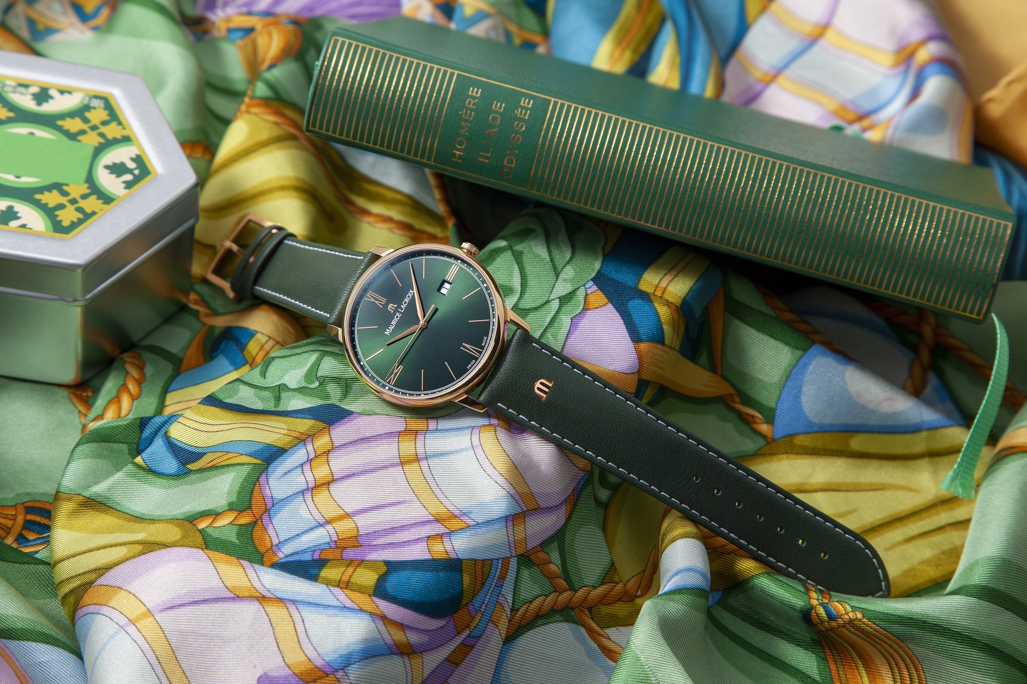 Maurice Lacroix Eliros Date 40 Smoked Green - View 2