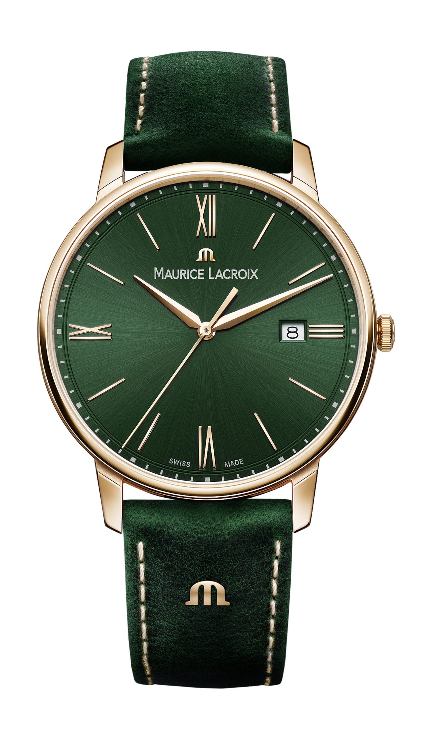 Maurice Lacroix Eliros Date 40 Smoked Green watch