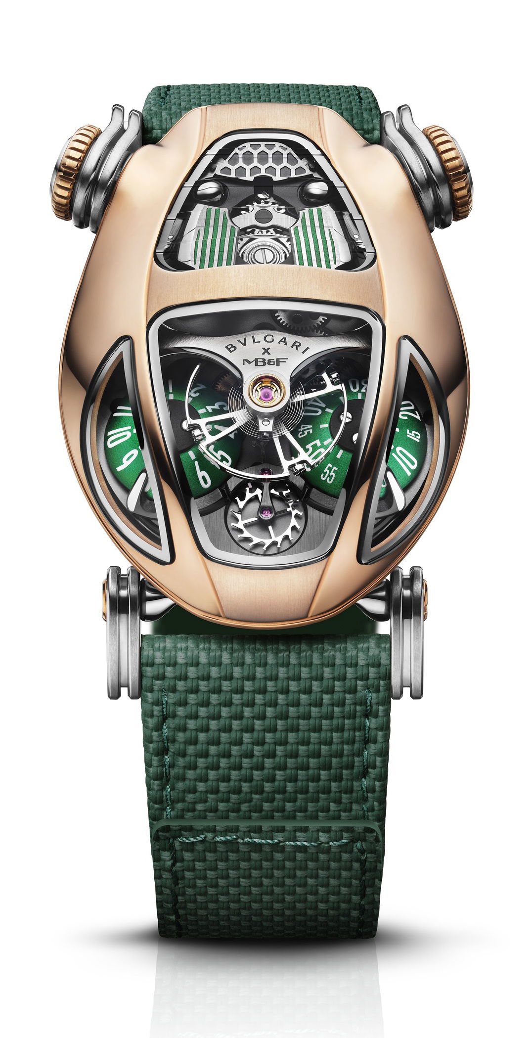 MB&F Bvlgari x MB&F Serpenti Rose Gold watch