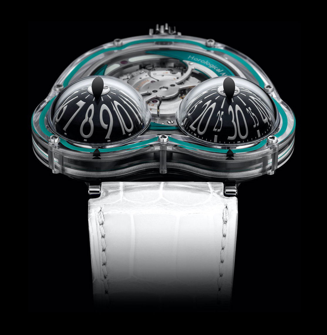 MB&F HM3 Frog X Turquoise watch