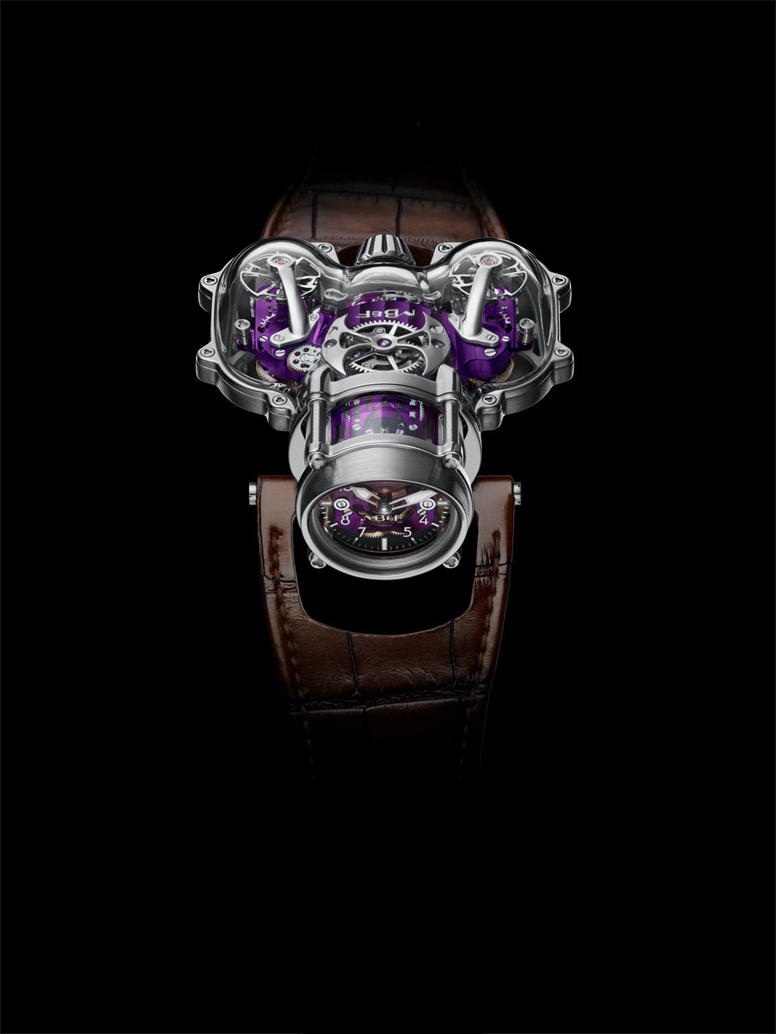 MB&F HM9-SV WG / Purple watch