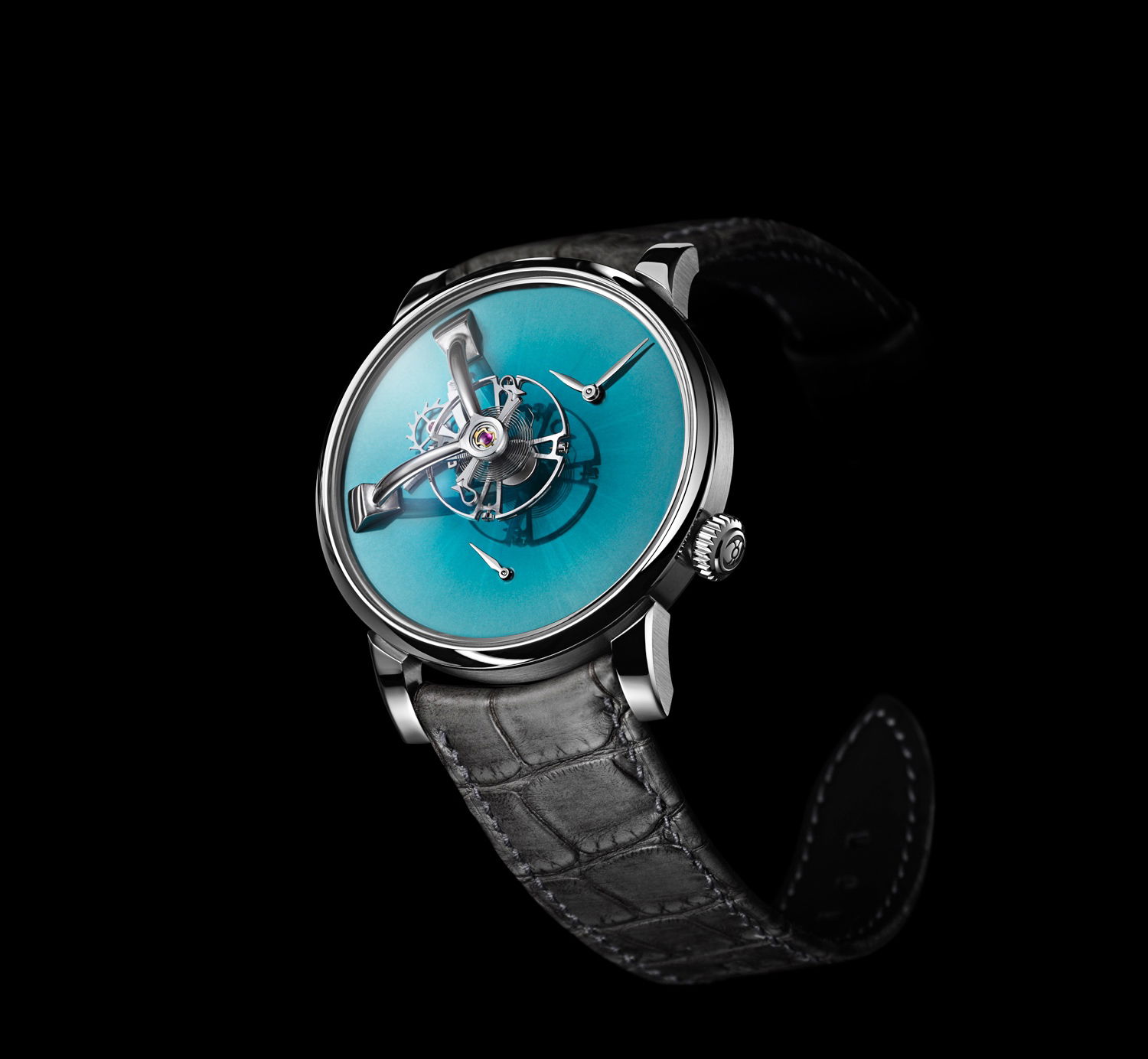 MB&F LM101 MB&F x H. Moser Aqua Blue - View 2