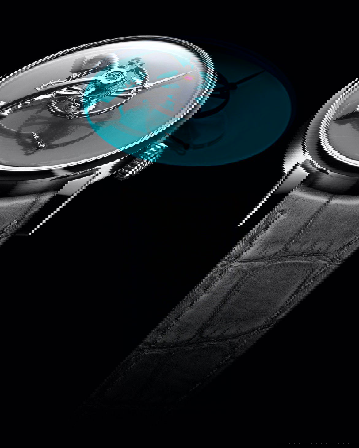 MB&F LM101 MB&F x H. Moser Aqua Blue watch