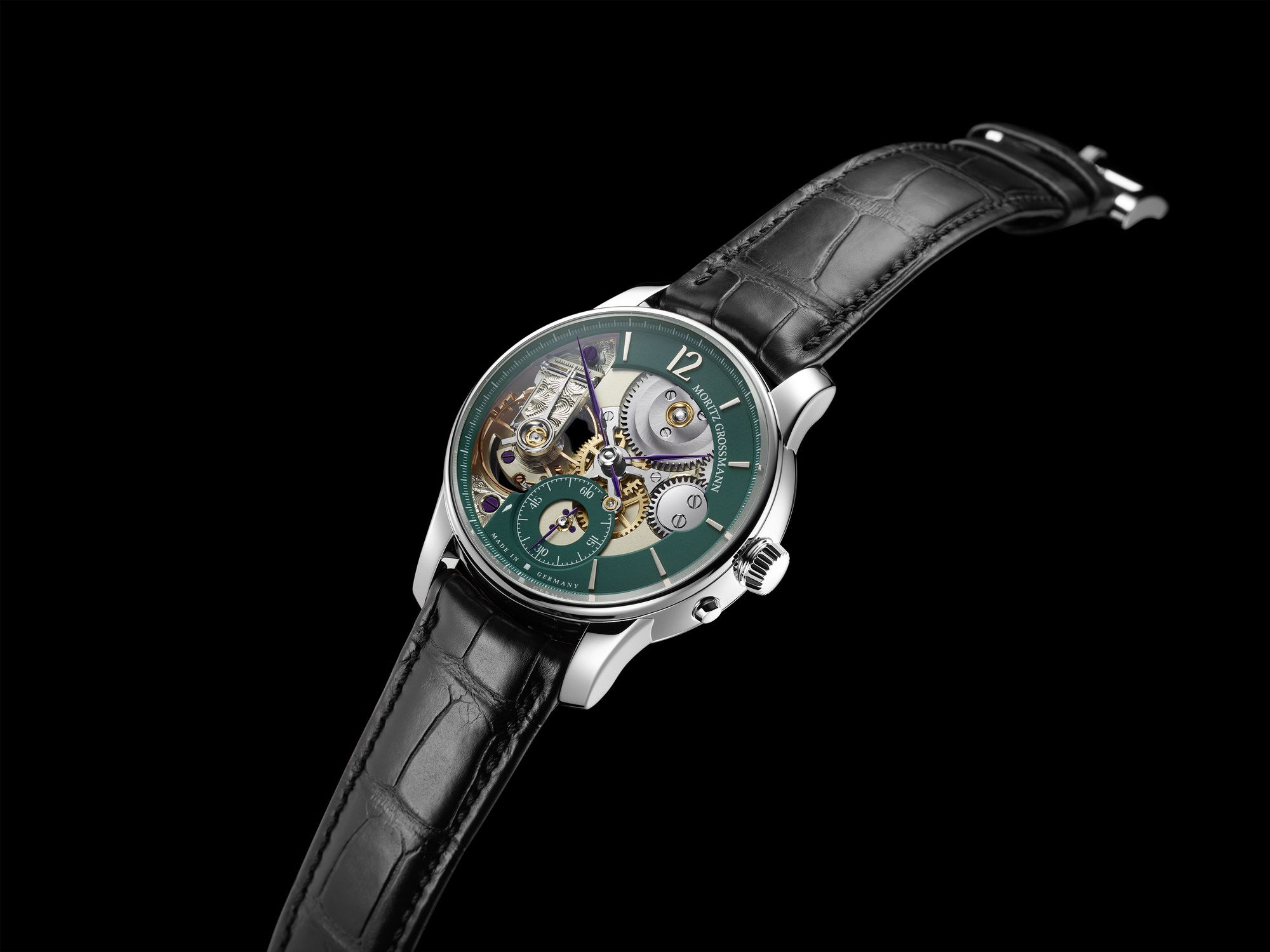 Moritz Grossmann Backpage Rose Gold Green - View 2
