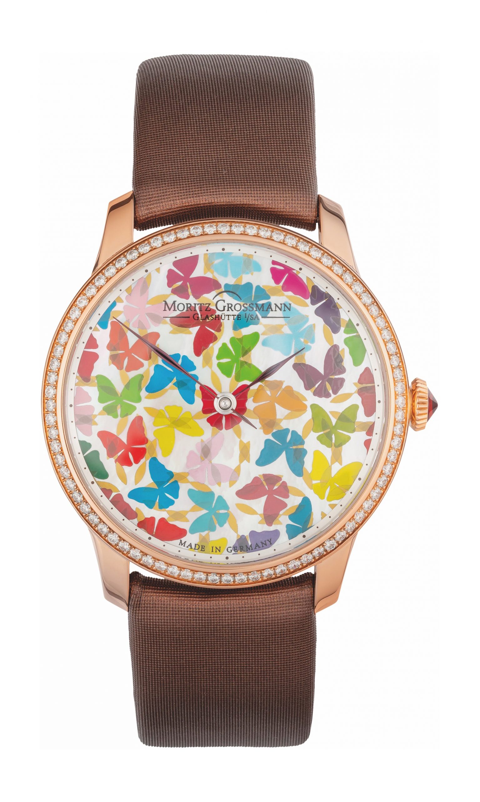 Moritz Grossmann Tefnut Lady Butterfly Rose Gold watch