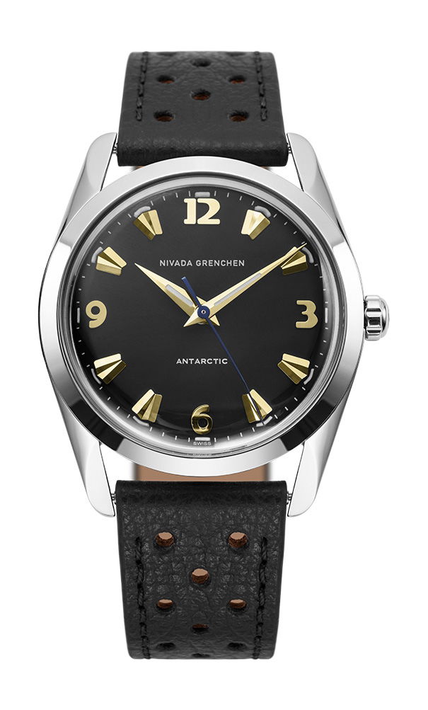 Nivada Grenchen Antarctic 35 Black & Gold watch
