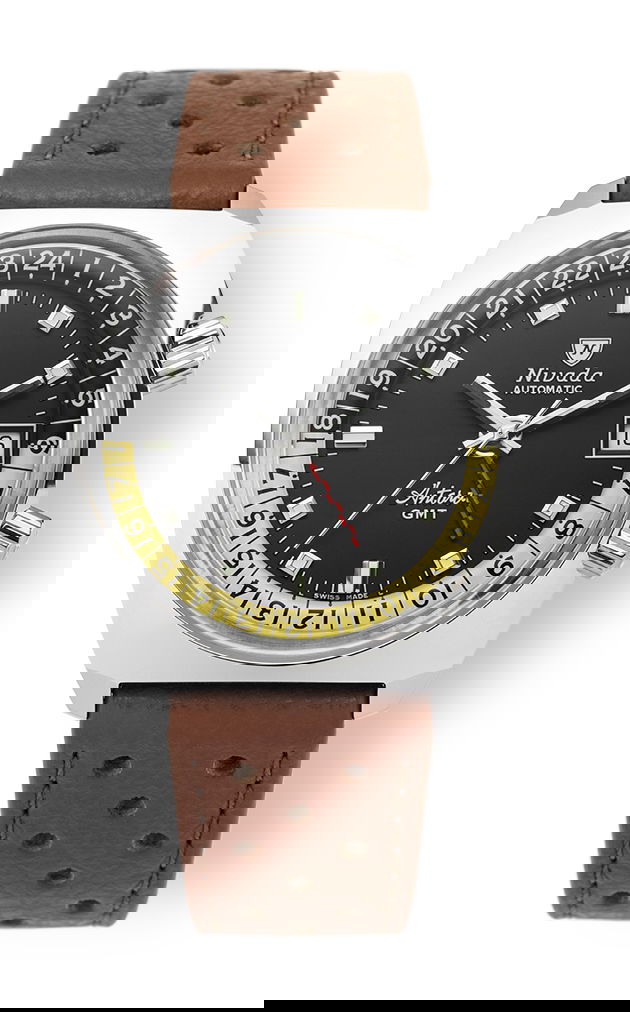 Nivada Grenchen Antarctic GMT watch