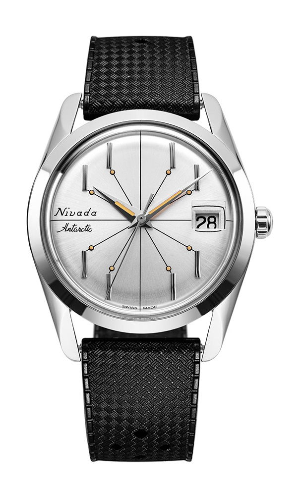 Nivada Grenchen Antarctic Spider 35 Silver watch