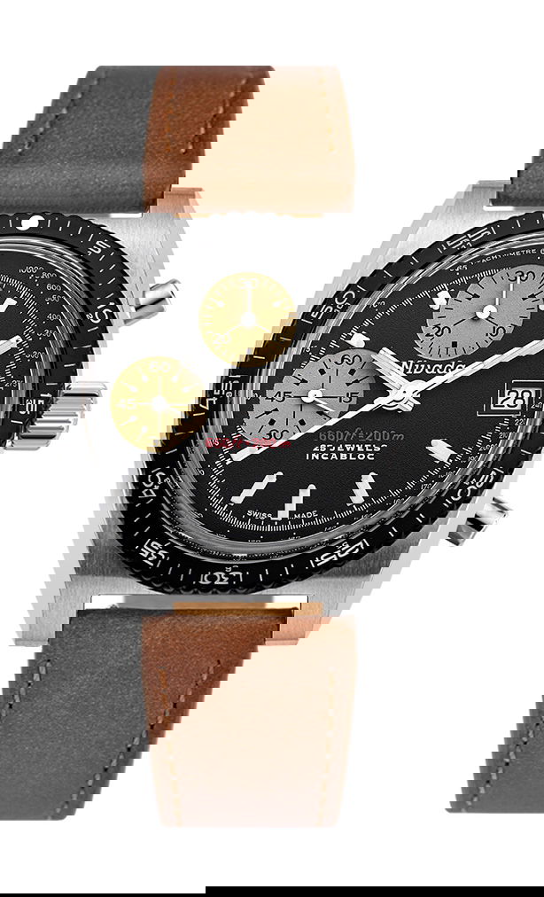 Nivada Grenchen Chronosport White watch