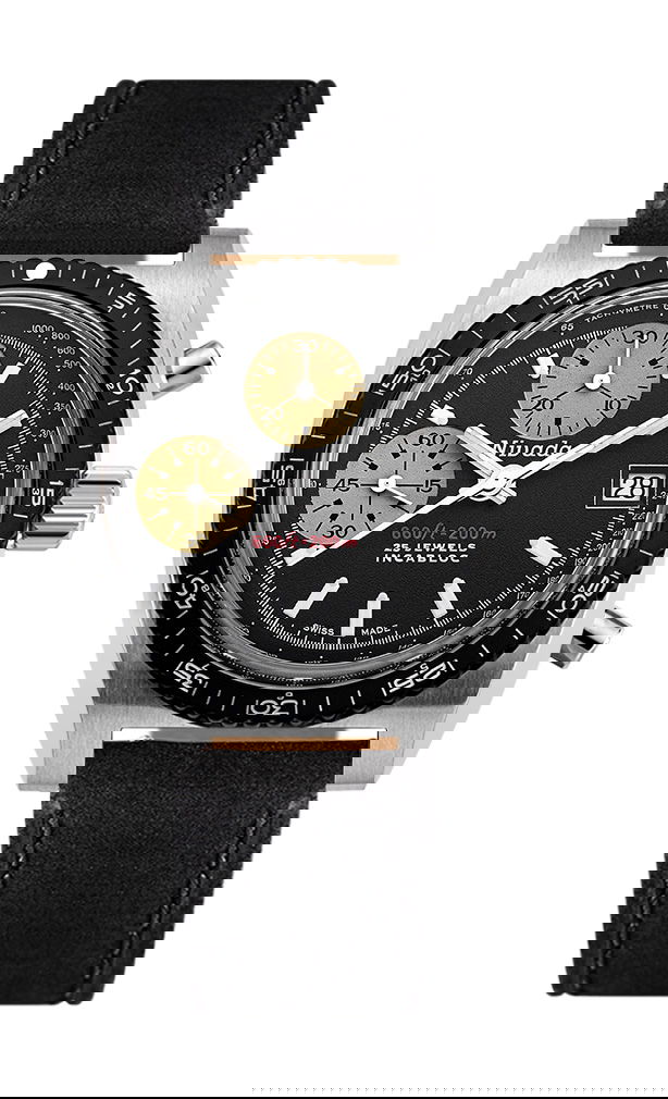 Nivada Grenchen Chronosport White watch