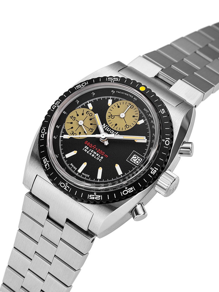 Nivada Grenchen Chronosport Yellow - View 2
