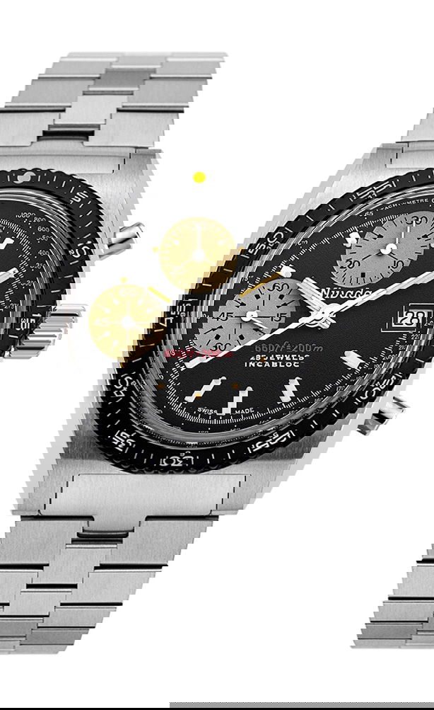 Nivada Grenchen Chronosport Yellow watch