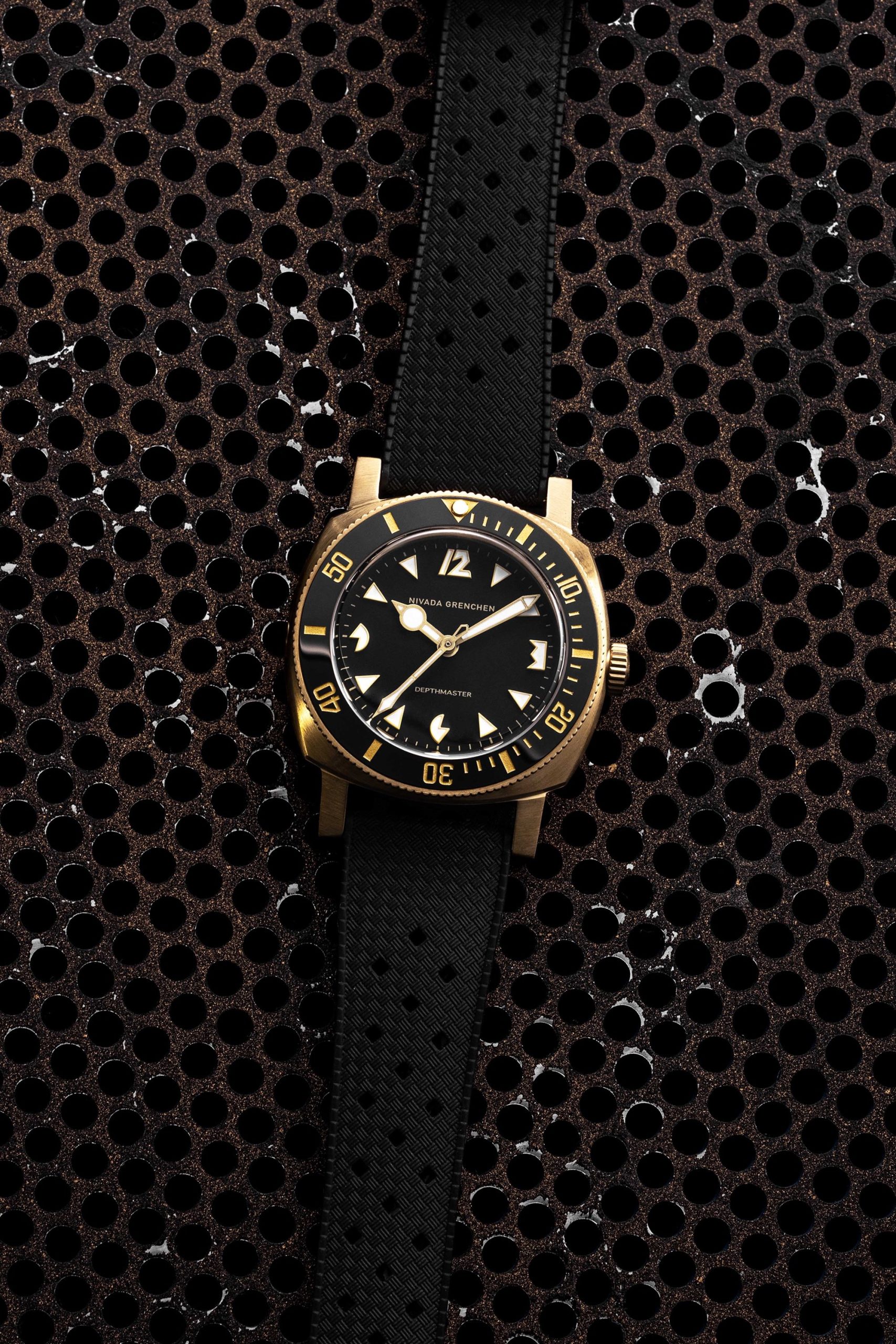 Nivada Grenchen Depthmaster Bronze Pacman - View 2
