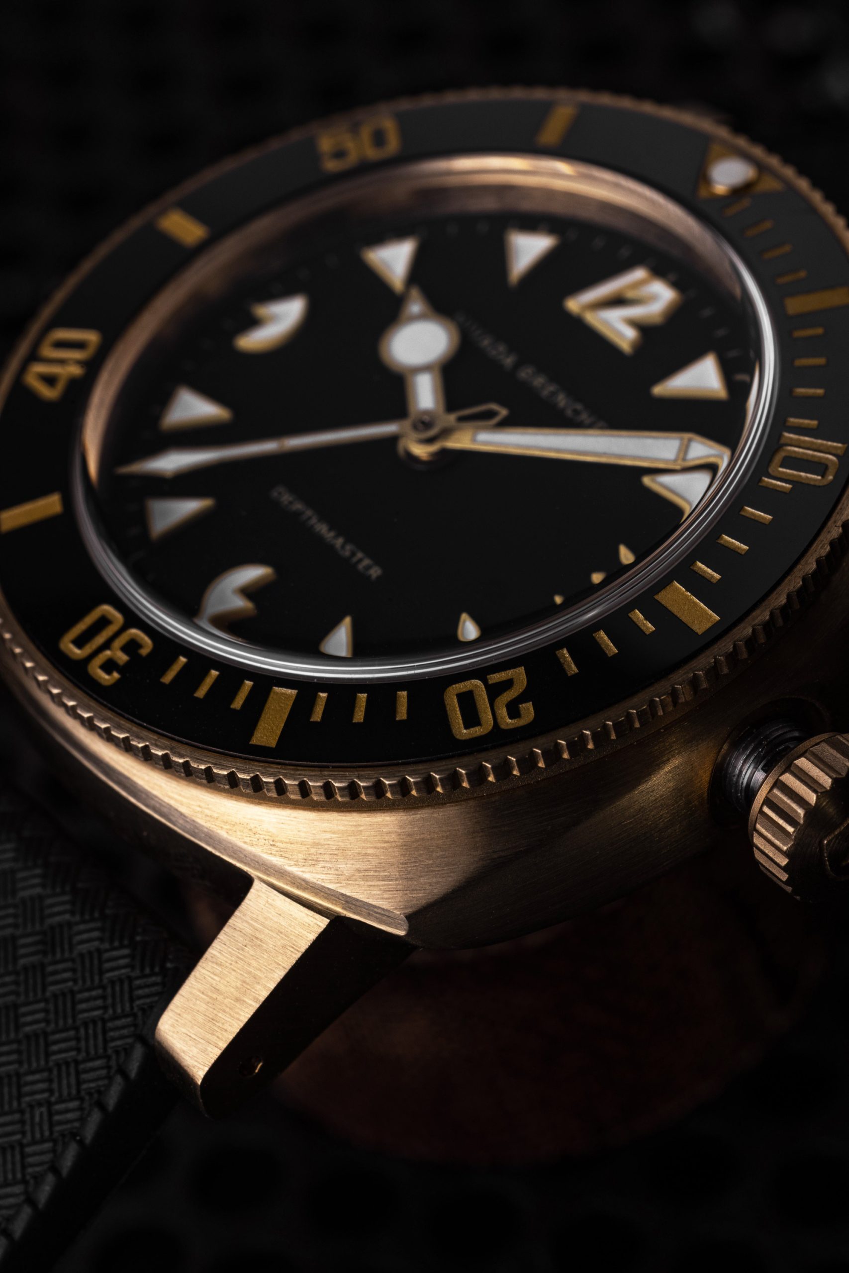 Nivada Grenchen Depthmaster Bronze Pacman - View 3