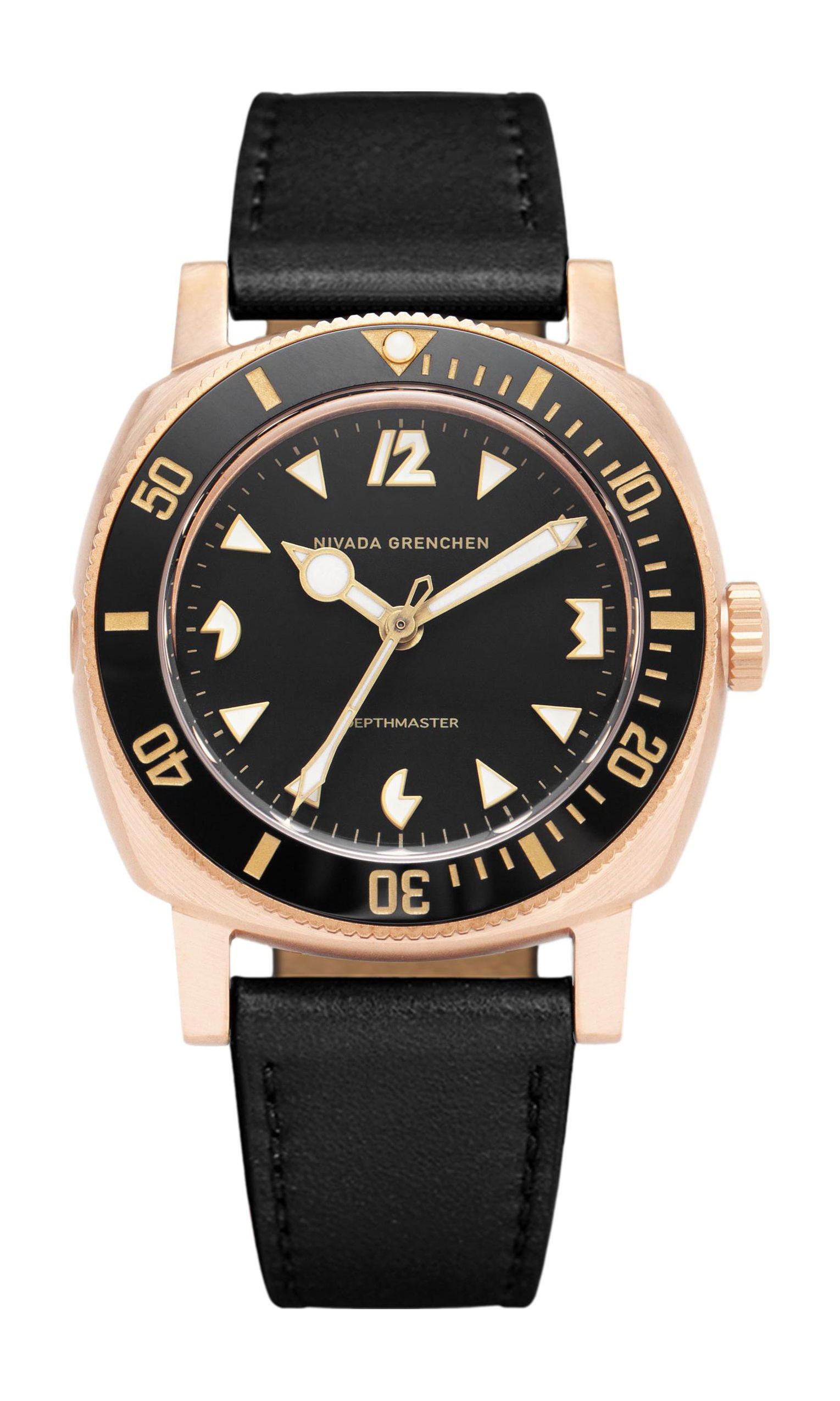 Nivada Grenchen Depthmaster Bronze Pacman watch