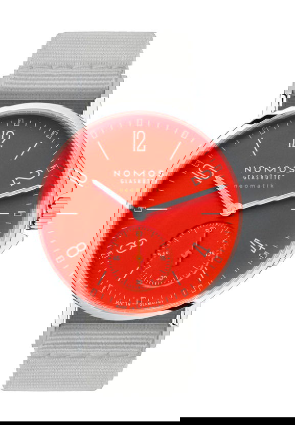 Nomos Glashütte Ahoi neomatik Siren red watch