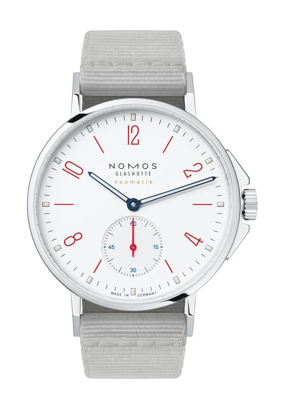 Nomos Glashütte Ahoi neomatik siren white watch