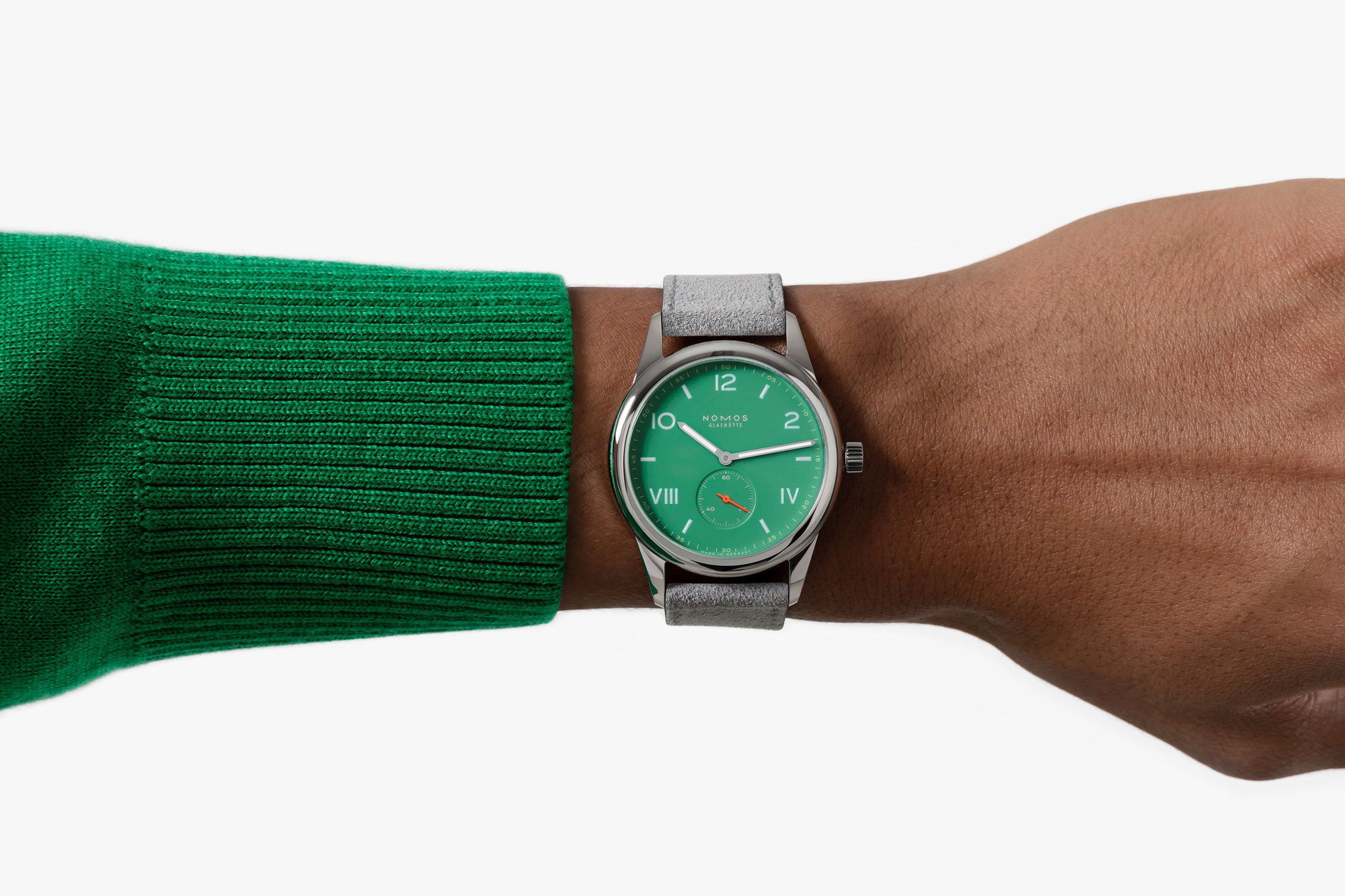 Nomos Glashütte Club Campus 38 Electric Green - View 2