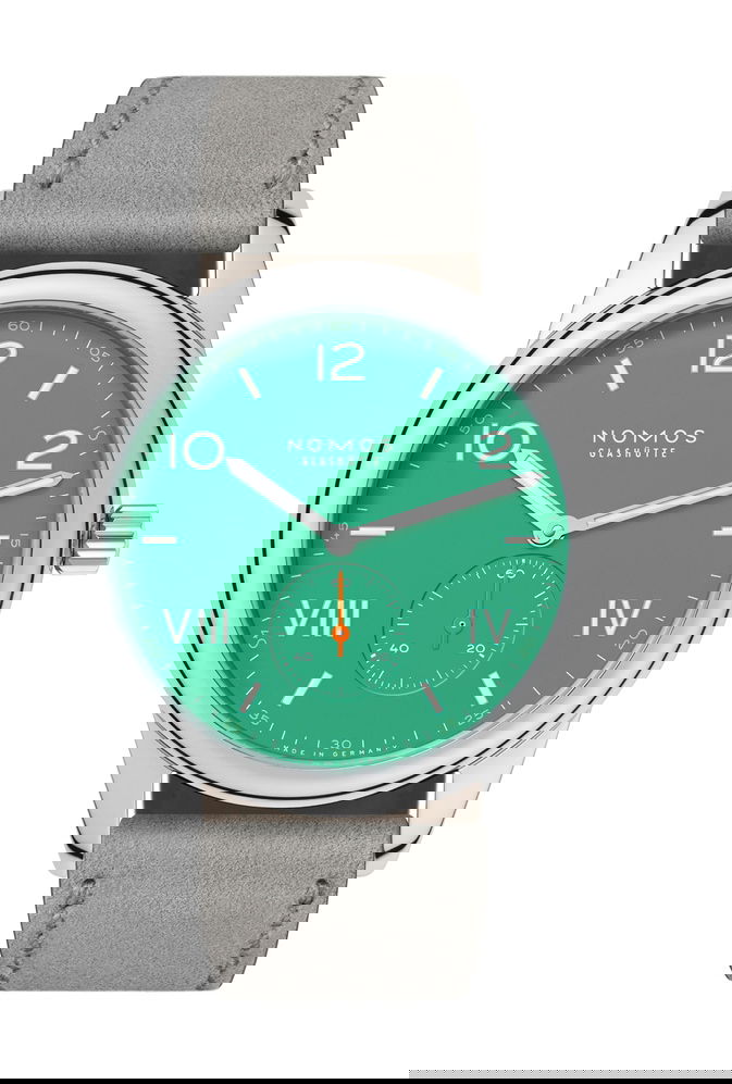 Nomos Glashütte Club Campus 38 Electric Green watch