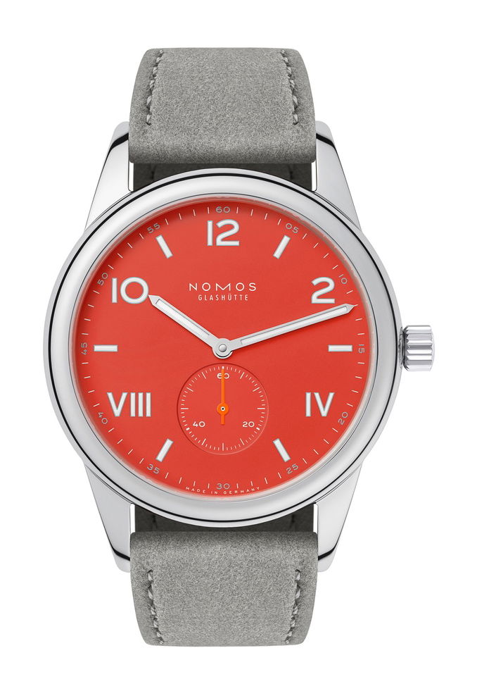 Nomos Glashütte Club Campus 38 Non Stop Red watch