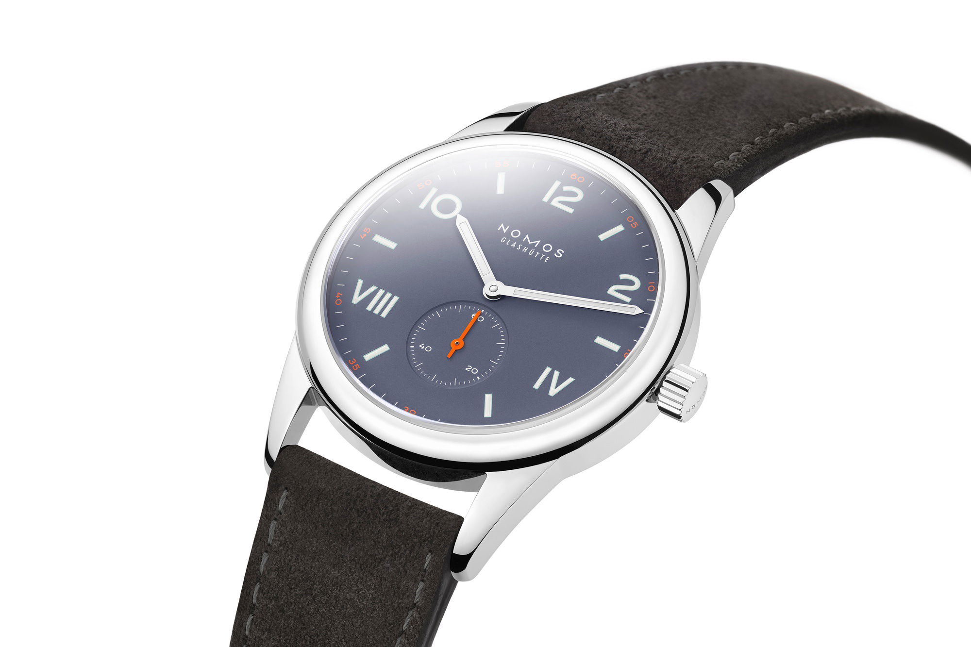 Nomos Glashütte Club Campus 38 Blue Purple - View 2