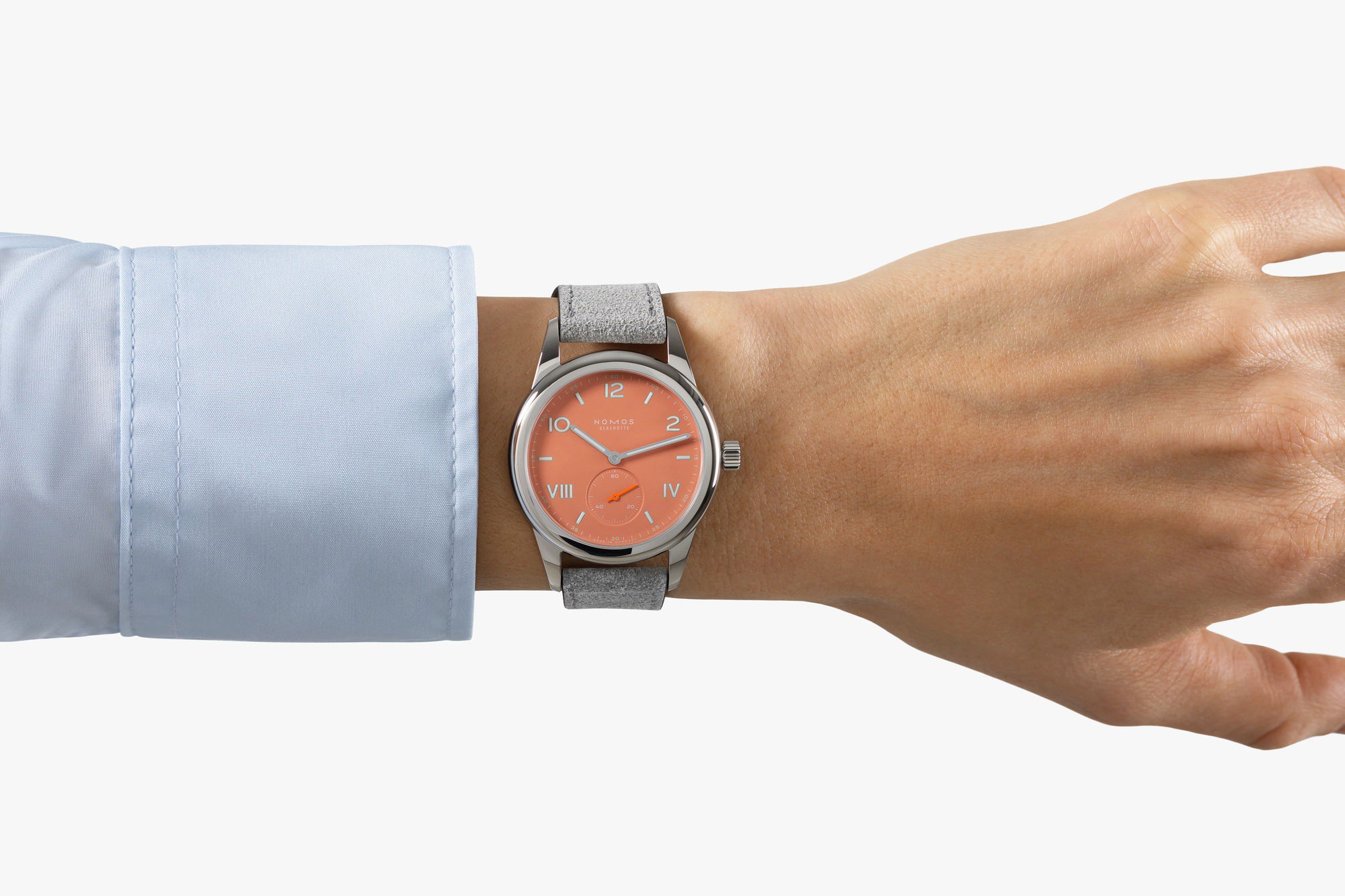 Nomos Glashütte Club Campus 36 Cream Coral - View 3