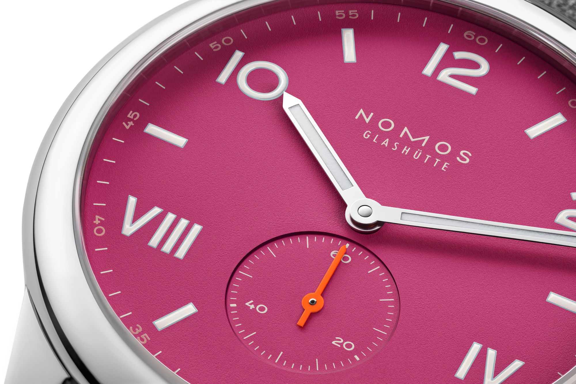Nomos Glashütte Club Campus 36 Deep Pink - View 2