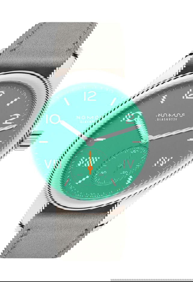 Nomos Glashütte Club Campus 36 Electric Green watch