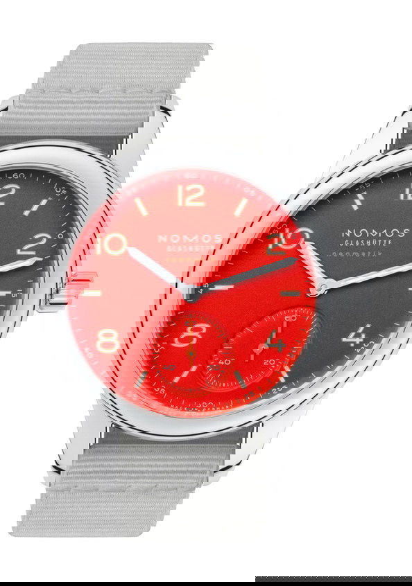 Nomos Glashütte Club neomatik siren red watch