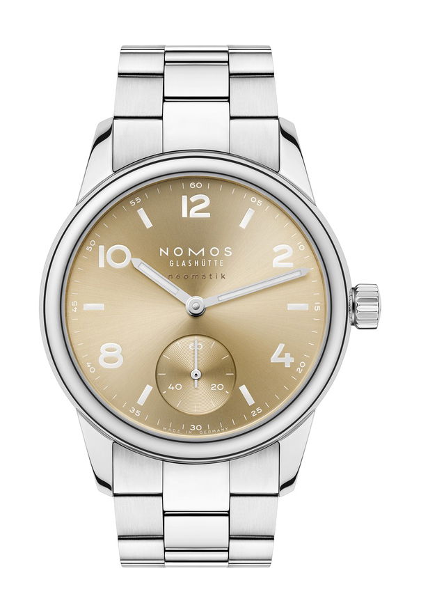 Nomos Glashütte Club Sport neomatik 34 gold watch