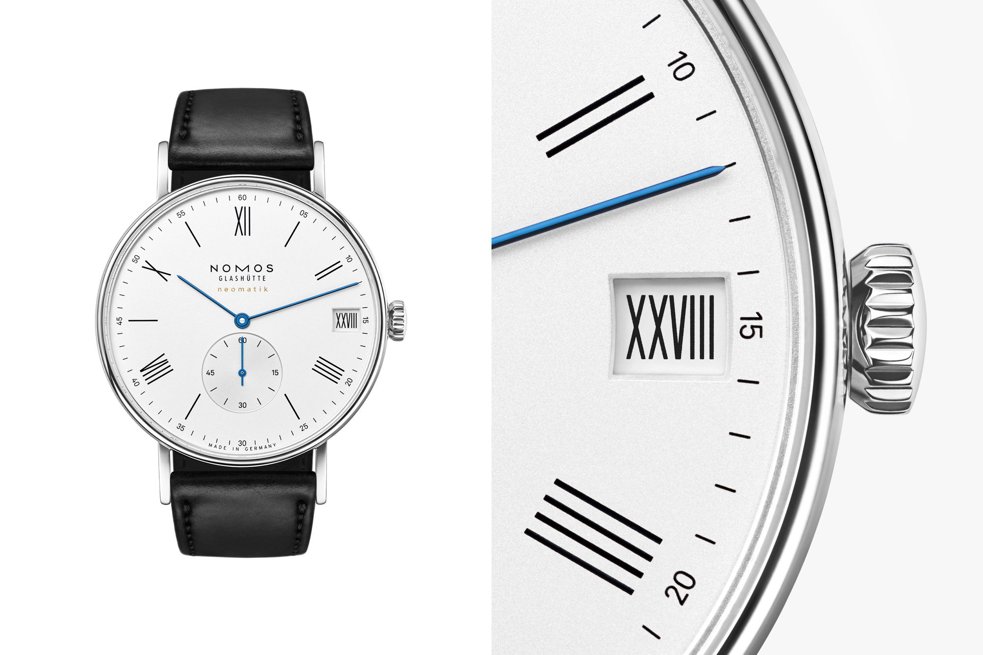Nomos Glashütte Ludwig neomatik 41 Date - View 3