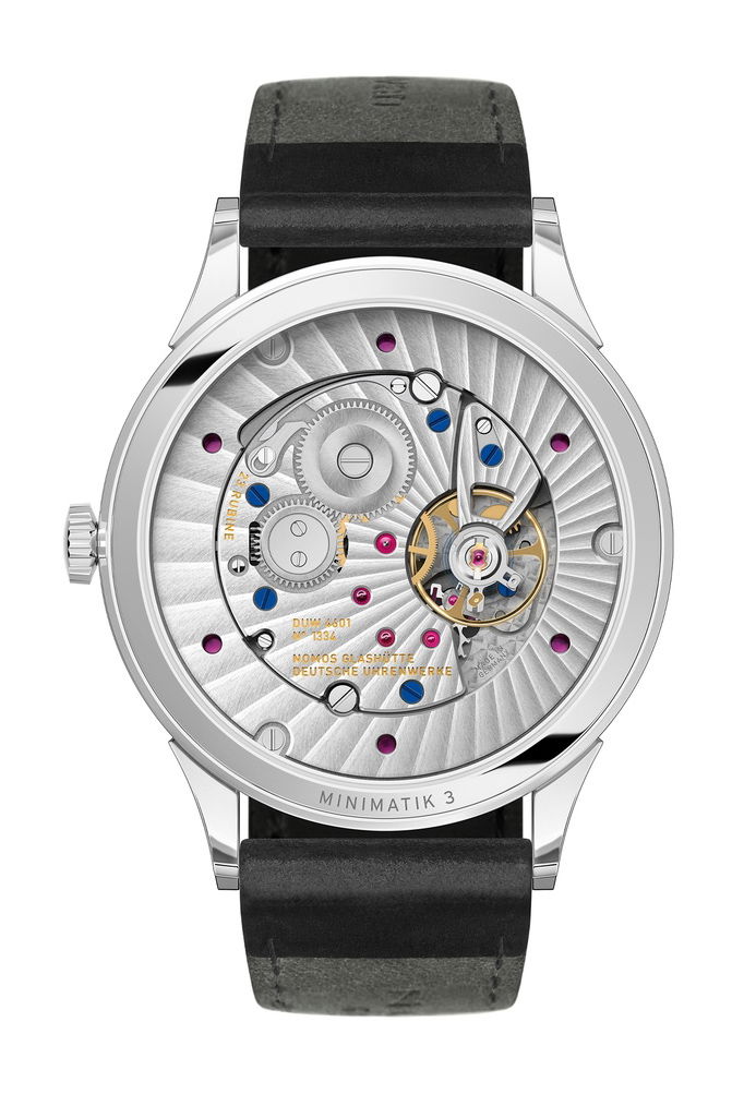 Nomos Glashütte Minimatik 39 date blue - View 2