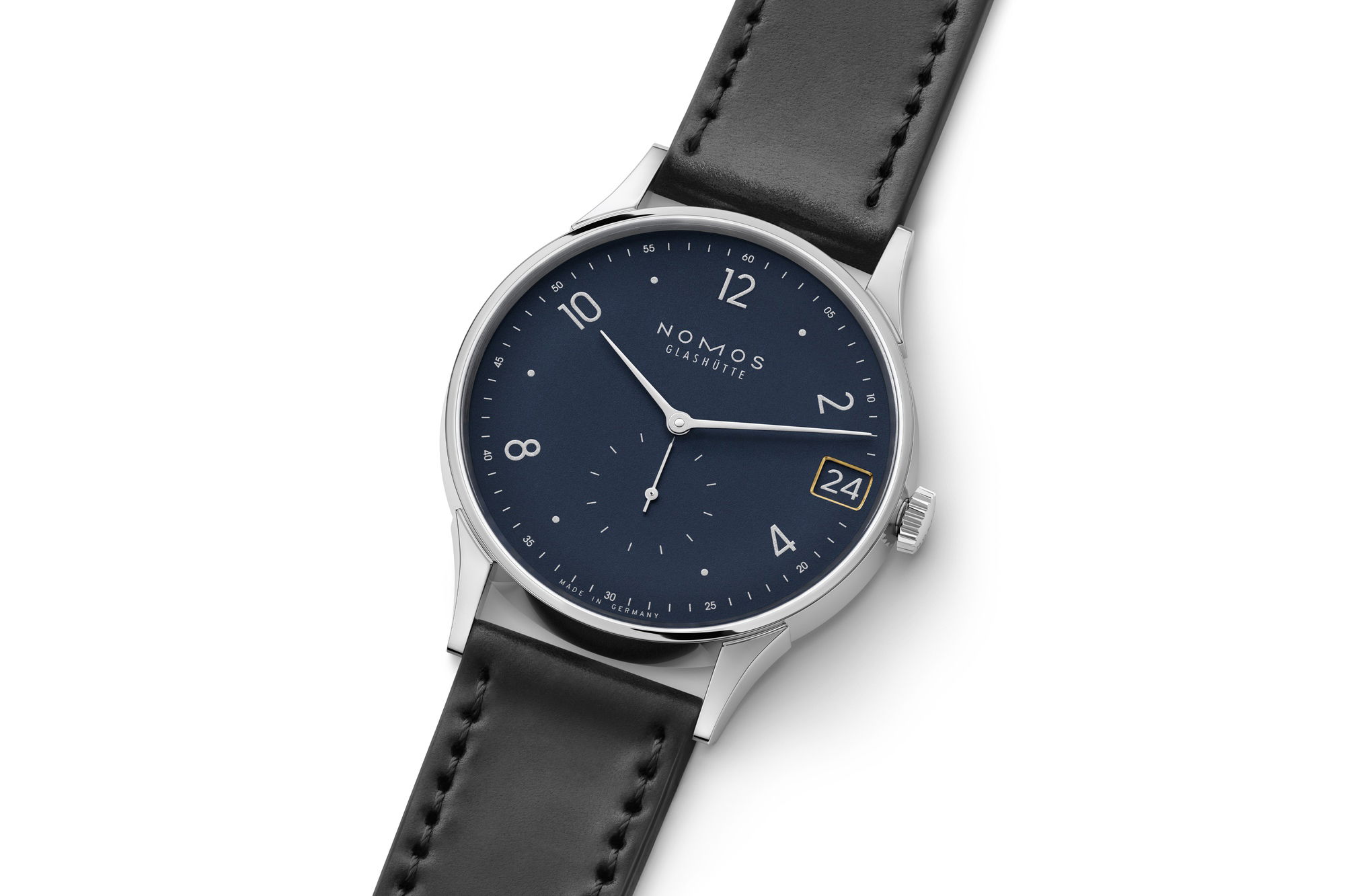Nomos Glashütte Minimatik 39 date blue - View 3