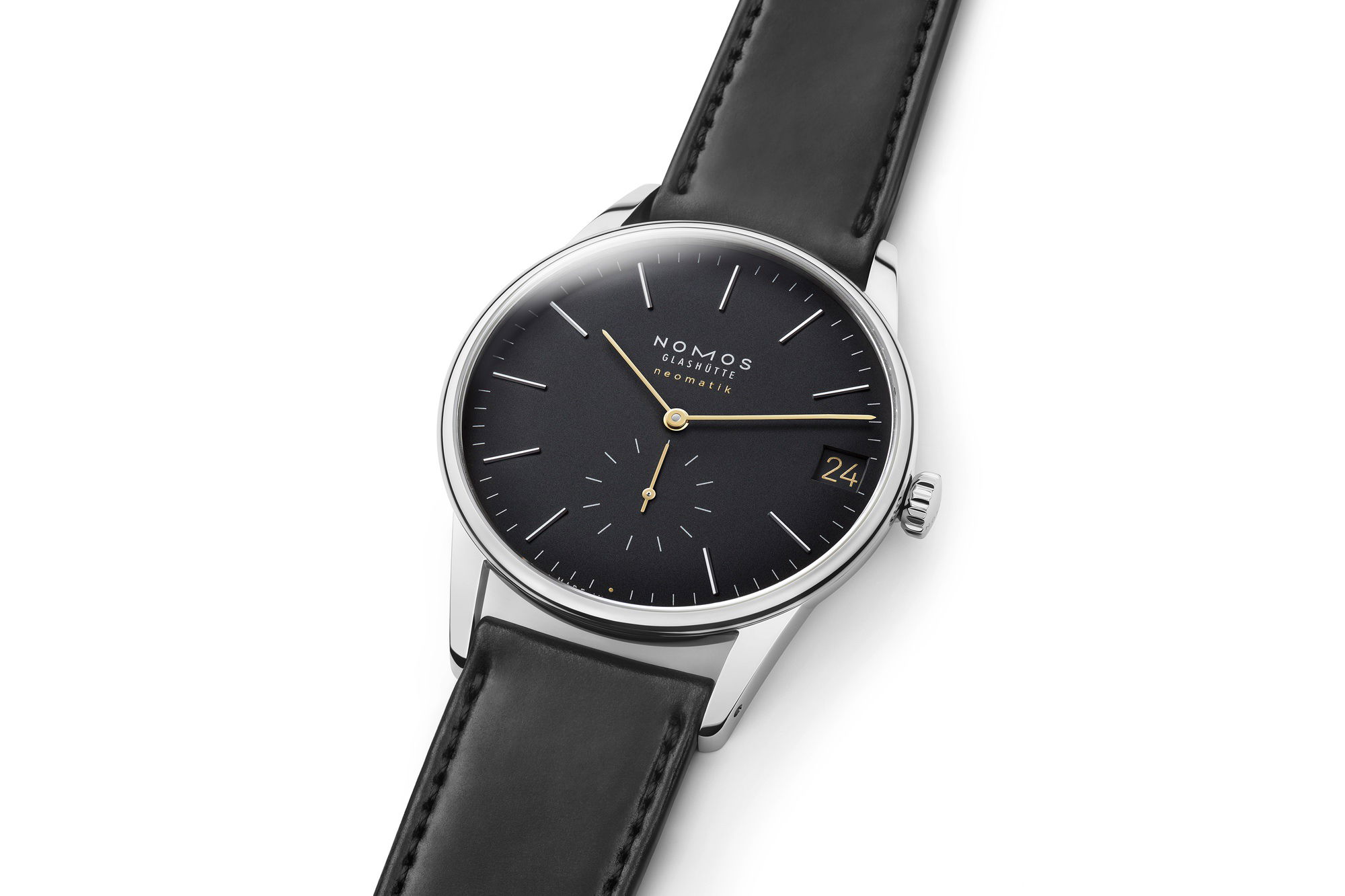 Nomos Glashütte Orion neomatik 41 date new black - View 3