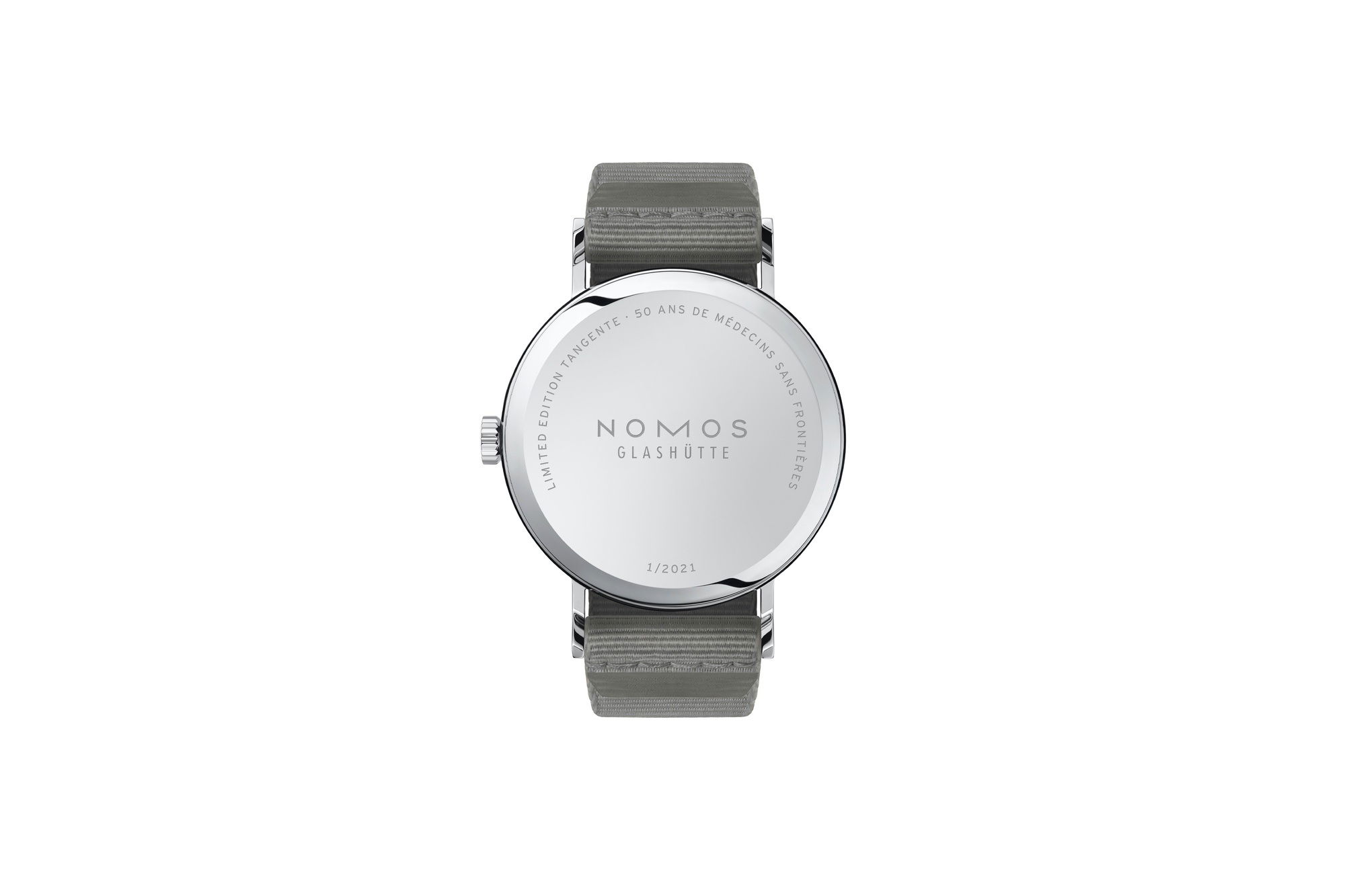 Nomos Glashütte Tangente 38 – 50th Anniversary of Doctors Without Borders - View 3