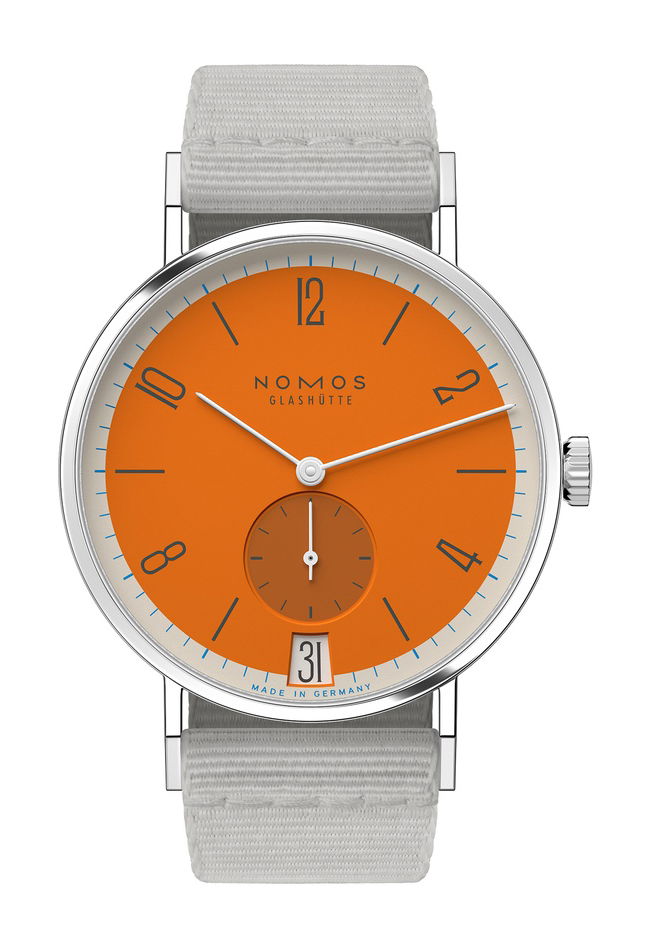 Nomos Glashütte Tangente 38 Boje watch