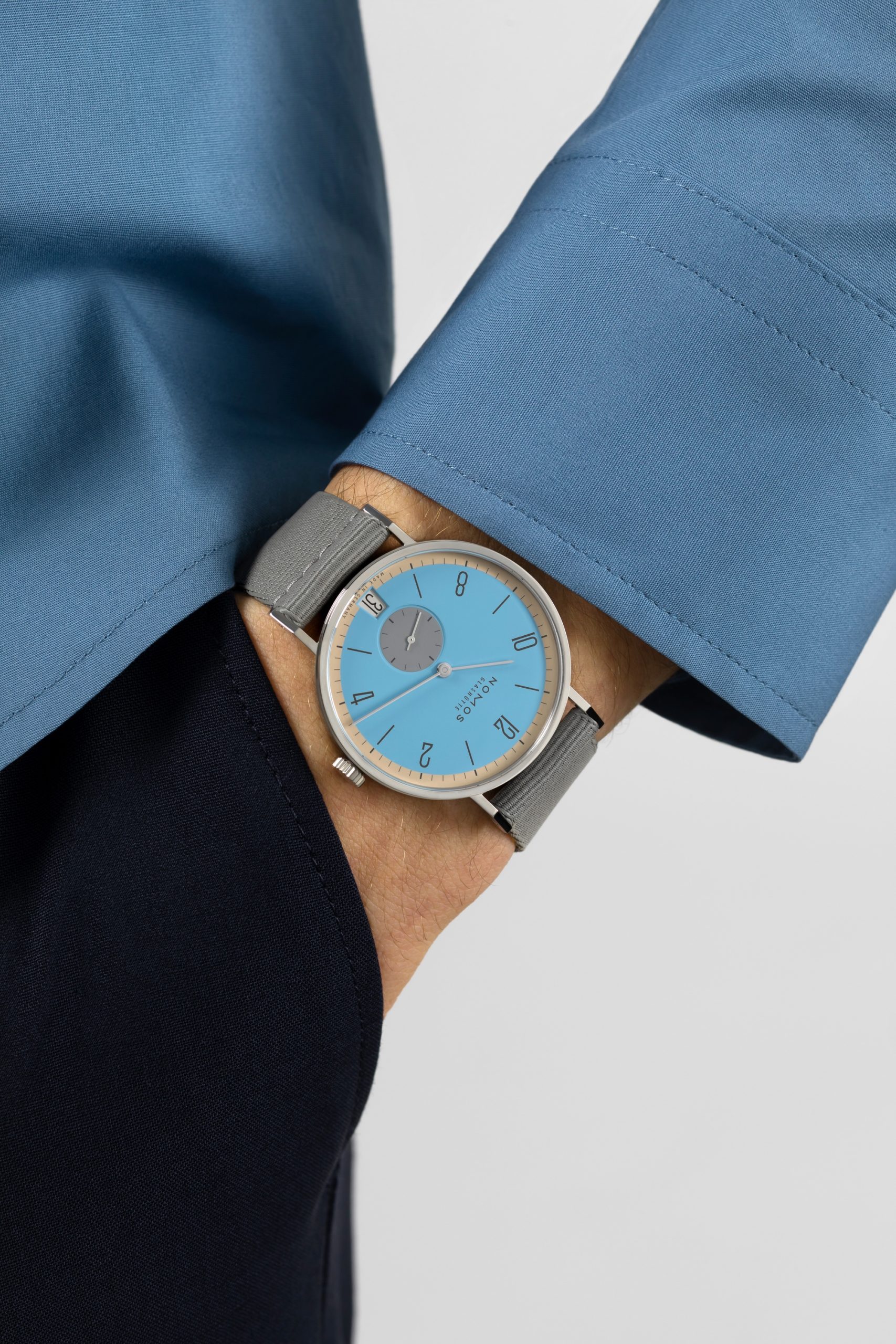 Nomos Glashütte Tangente 38 Delfin - View 3
