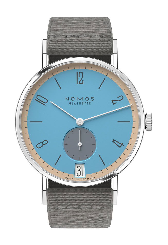 Nomos Glashütte Tangente 38 Delfin watch