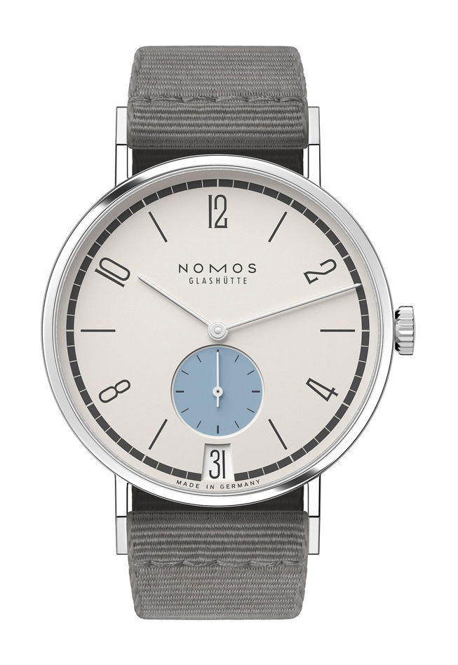 Nomos Glashütte Tangente 38 Schneesturm watch