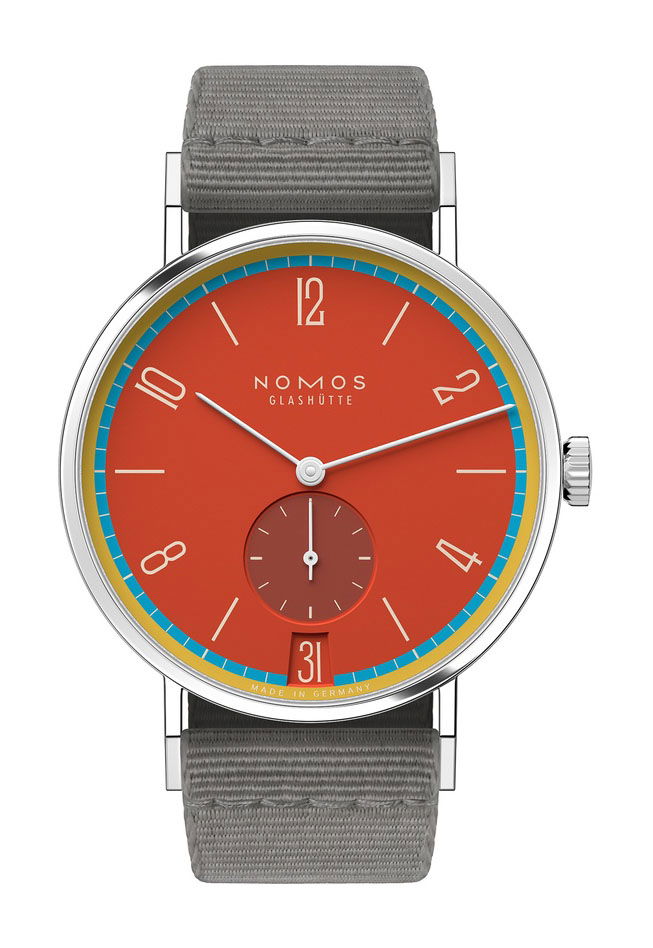 Nomos Glashütte Tangente 38 Sportbunt watch