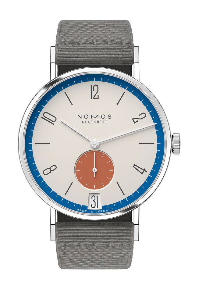 Nomos Glashütte Tangente 38 Zirkus watch