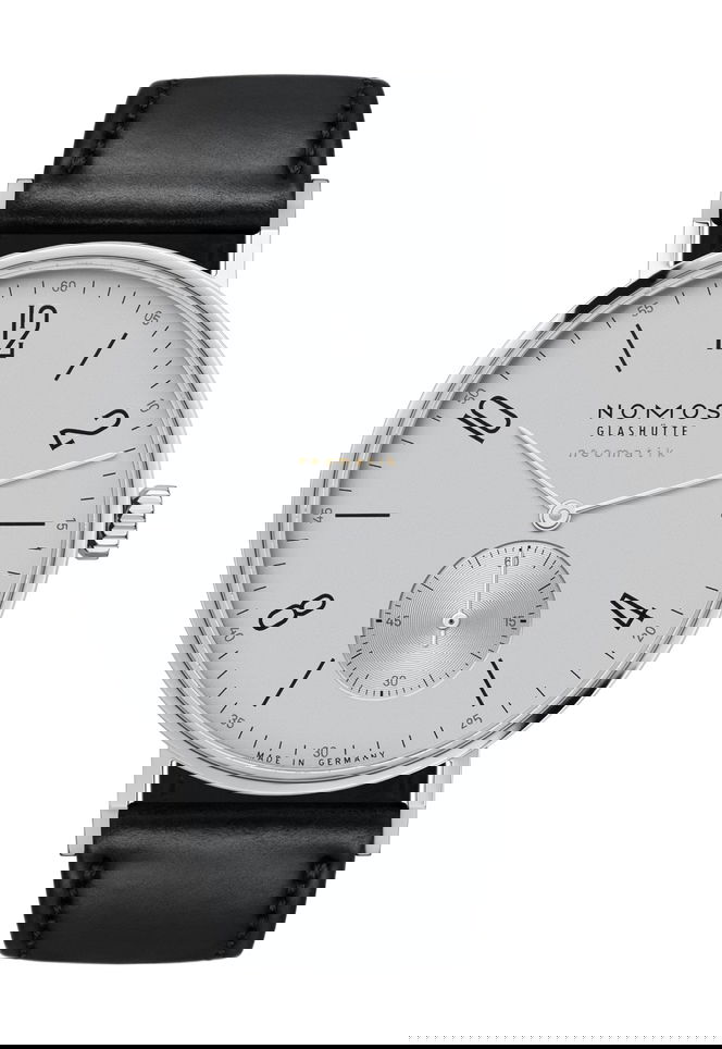Nomos Glashütte Tangente neomatik 39 platinum gray watch