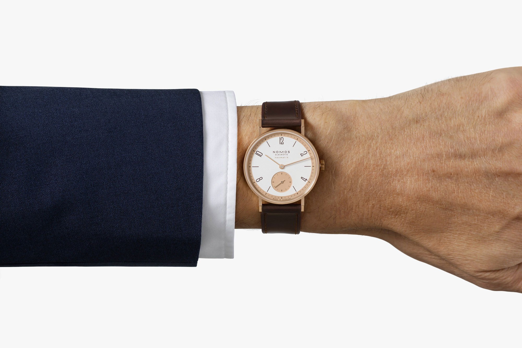 Nomos Glashütte Tangente Rose Gold neomatik – 175 Years Watchmaking Glashütte - View 2