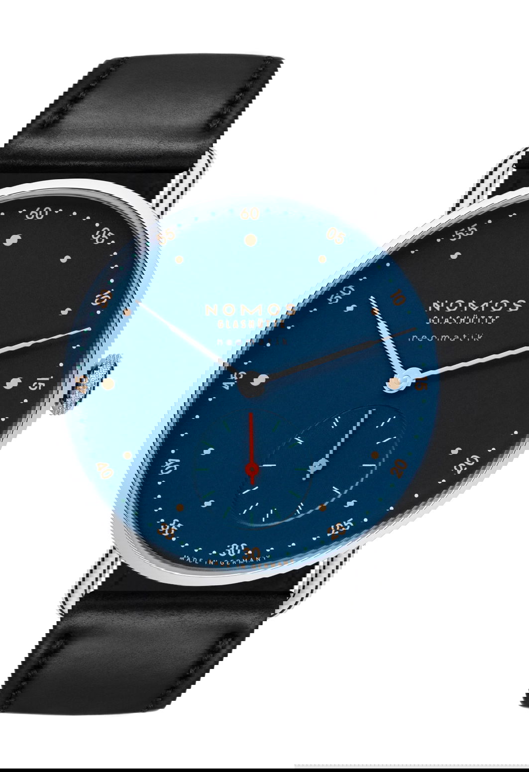 Nomos Glashütte Metro neomatik midnight blue watch
