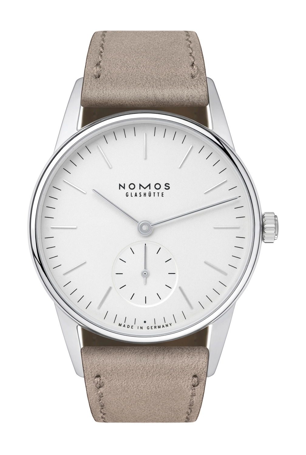 Nomos Glashütte Orion 33 white watch