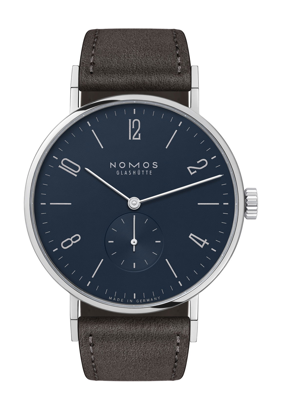 Nomos Glashütte Tangente 38 midnight blue watch