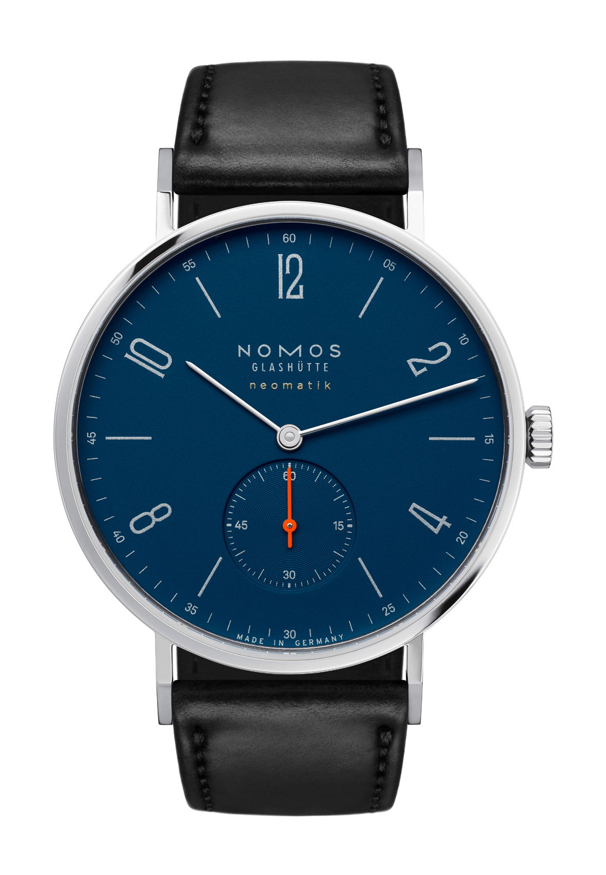 Nomos Glashütte Tangente neomatik 39 midnight blue watch