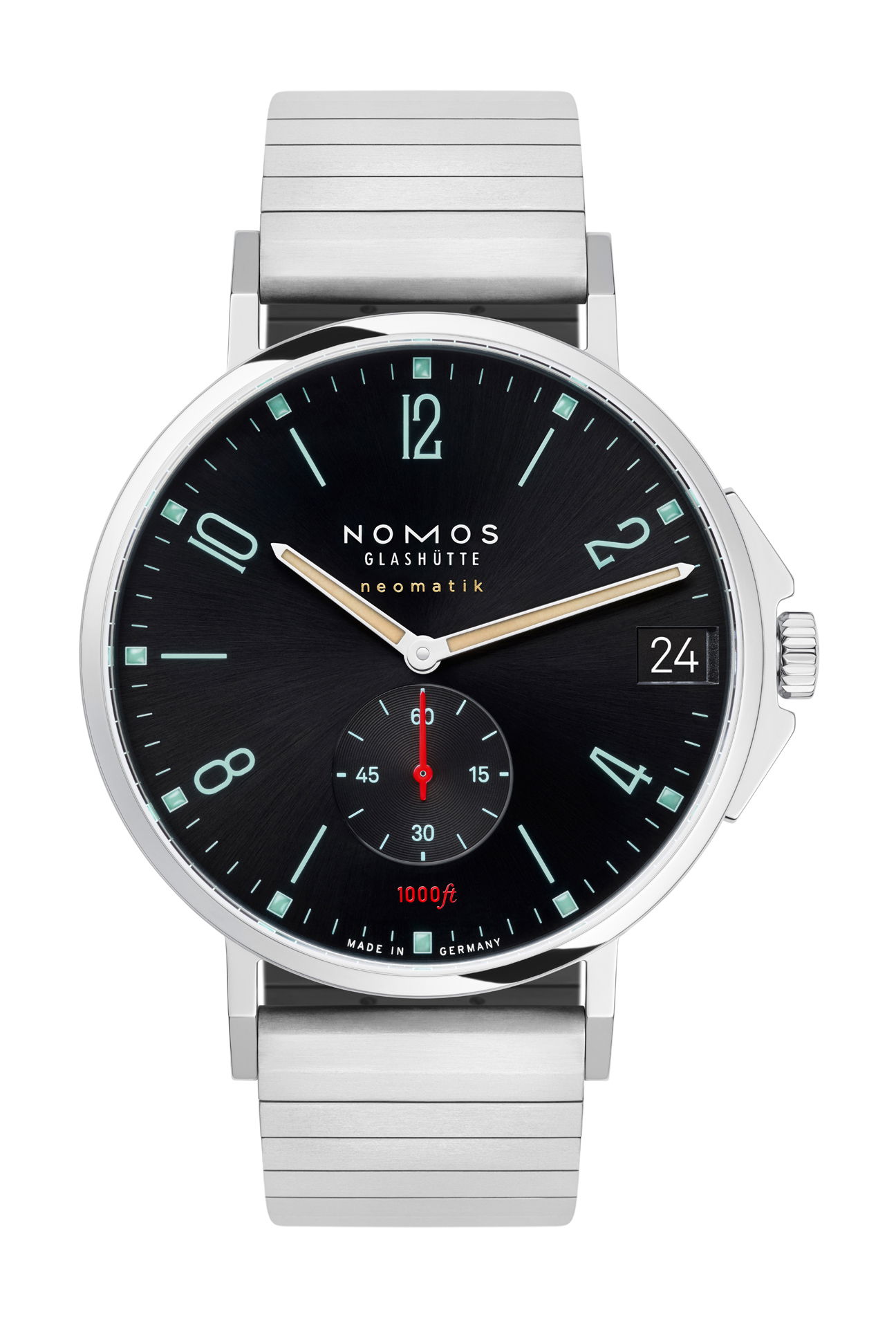 Nomos Glashütte Tangente Sport neomatik 42 date marine black watch