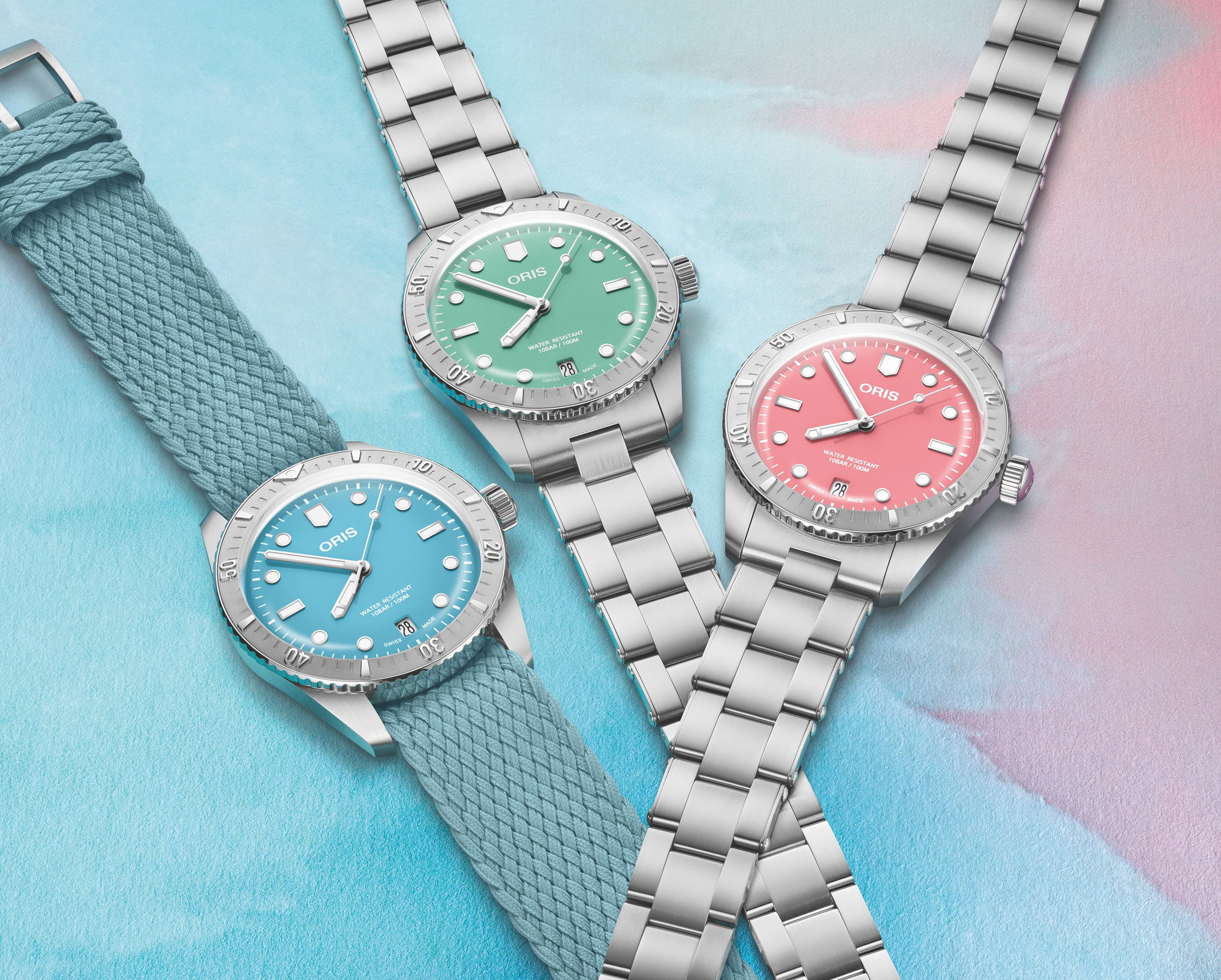 Oris Divers Sixty-Five ‘Cotton Candy’ - View 3